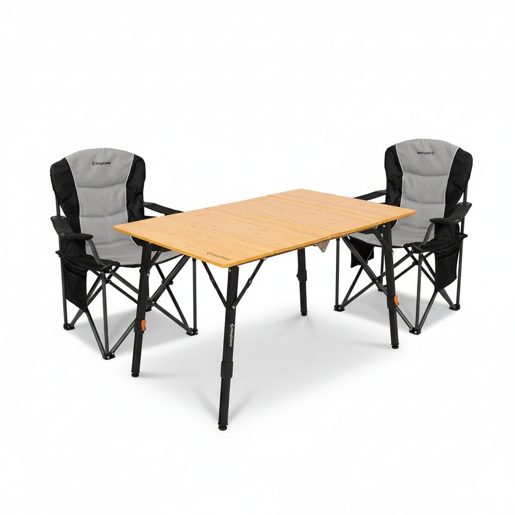 KingCamp Camping Table and Chair Bundle