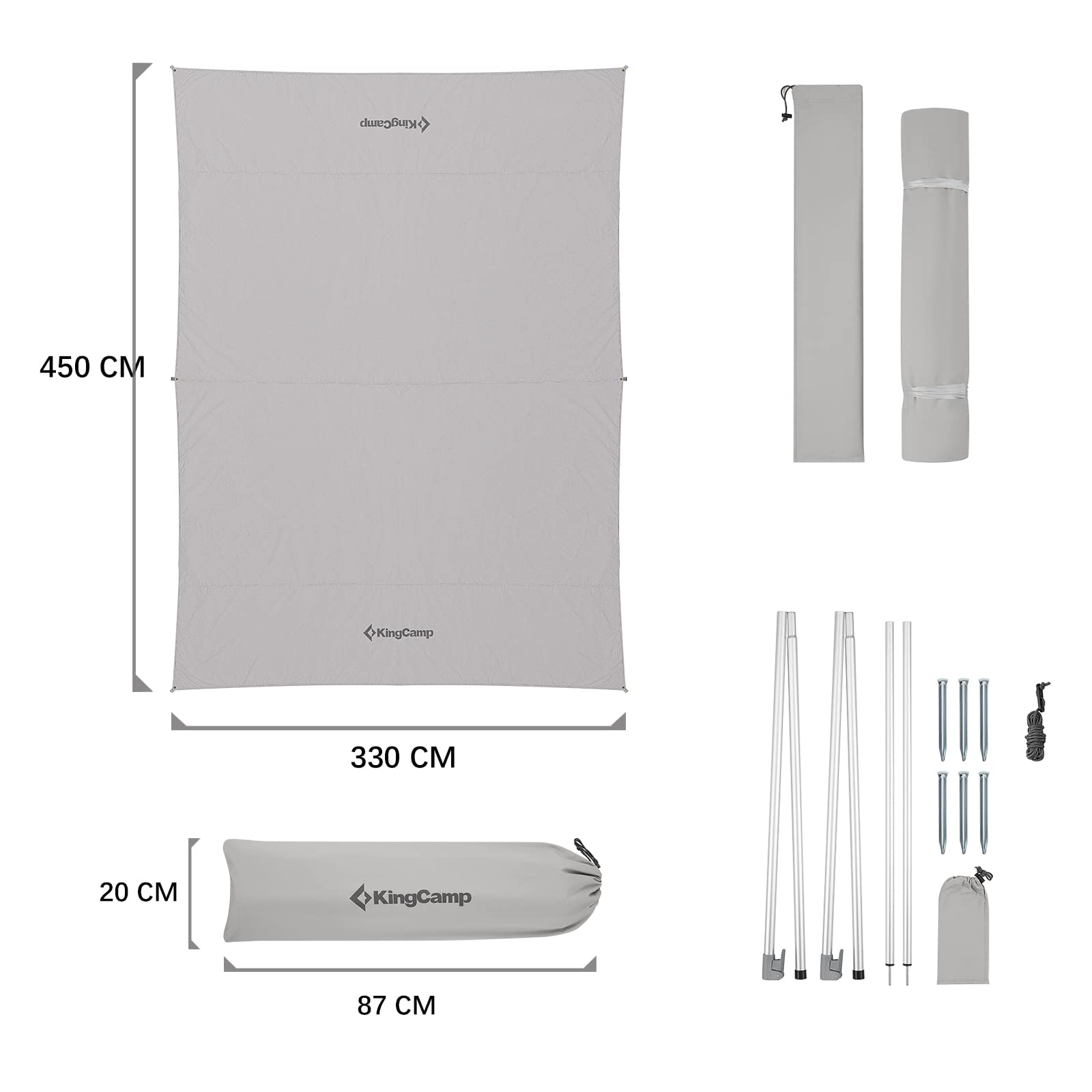 KingCamp KHAN Palace Plus Tent Tarp