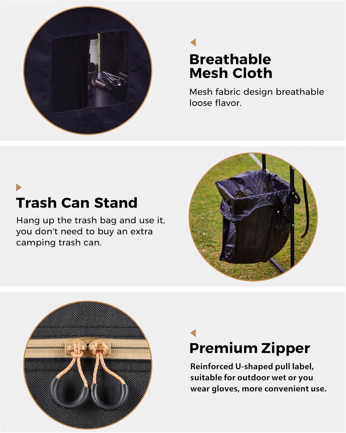 KingCamp BAMBOO PLUS Folding Camping Kitchen Table