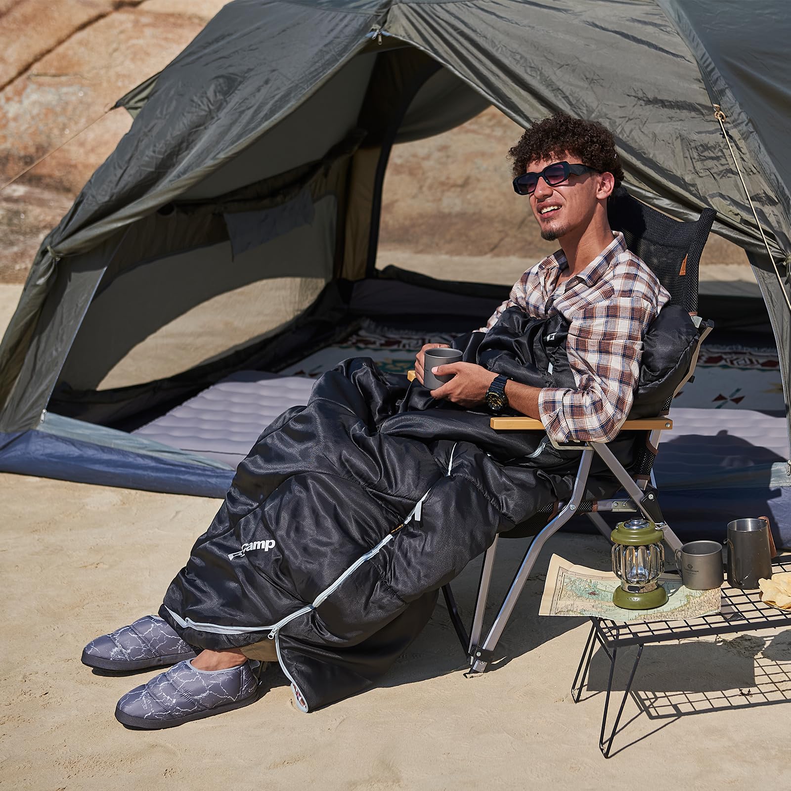 KingCamp VOLCAPETRA Waterproof Camp Slippers | BOGO