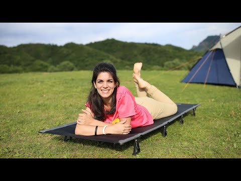 Load video: Kingcamp Ultralight Folding Camping Cot | ADI Compasso d'Oro Award 2017