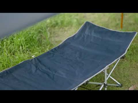 Load video: KingCamp Oversized Heavy Duty Camping Cot