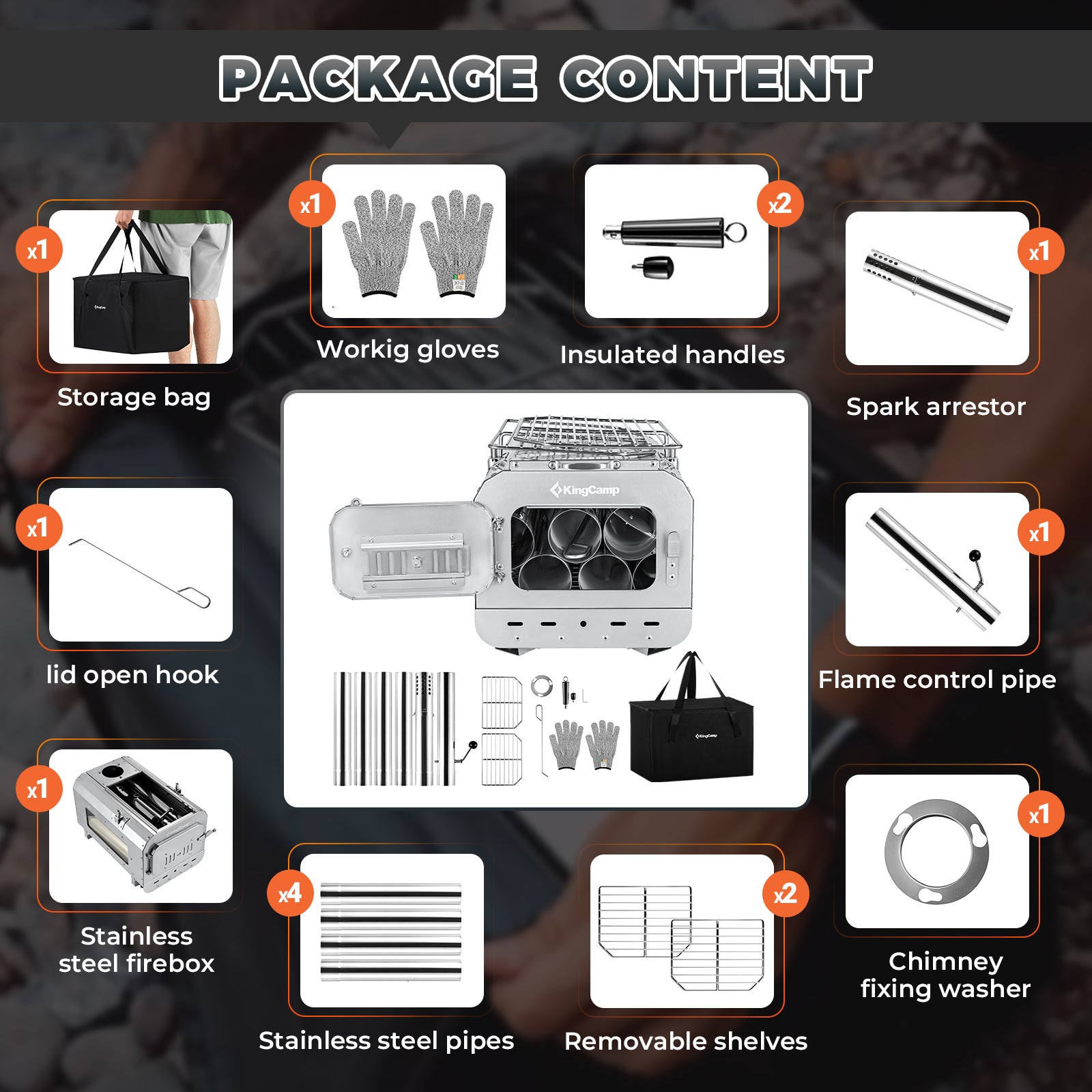 KingCamp Surefire Tent Stove