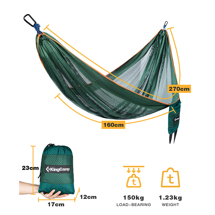 KingCamp Hammock with Tree Straps