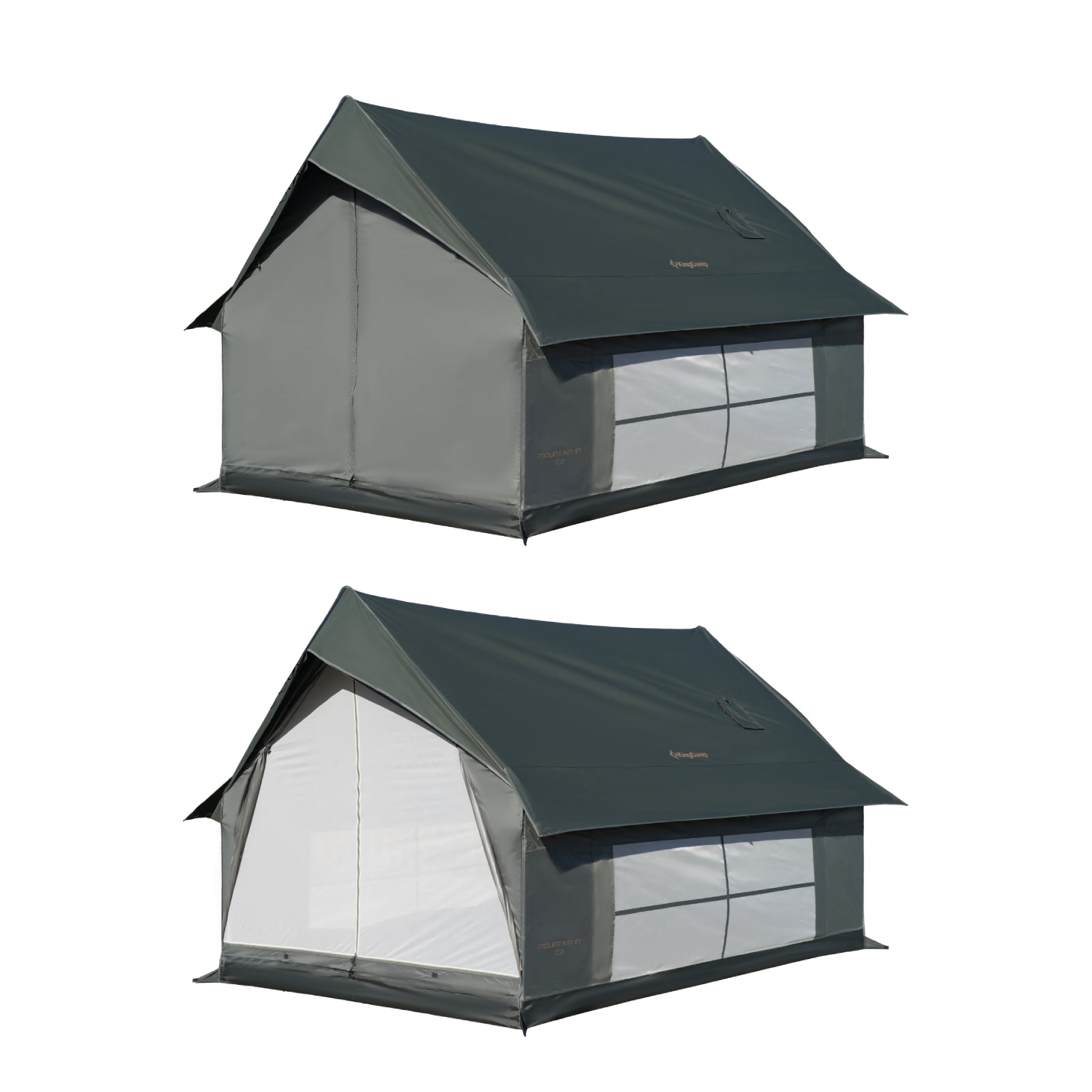 KingCamp MOUNTAIN IN C2 Cabin Tent with Stove Jack | Pre-Sale