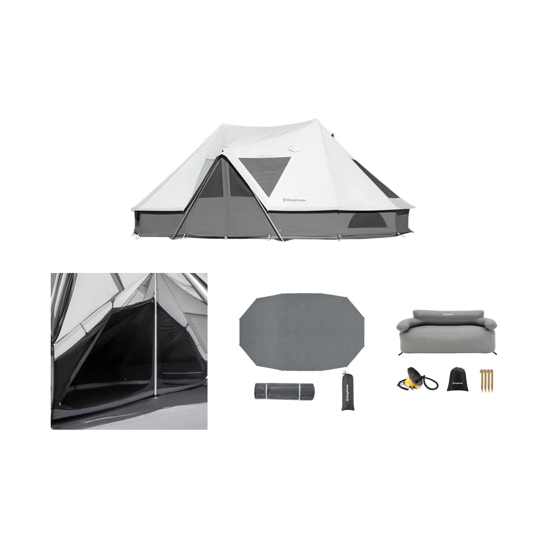 Ultimate KingCamp Khan Palace Tent Bundle